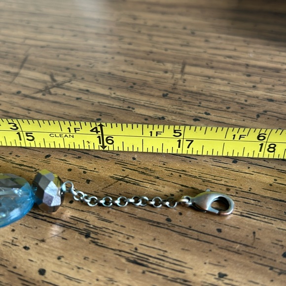 STUNNING Faceted Stone Necklace - Picture 9 of 9